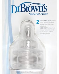 Dr. Brown's Y Kesim Geniş Ağız Biberon Emziği (2 Adet)