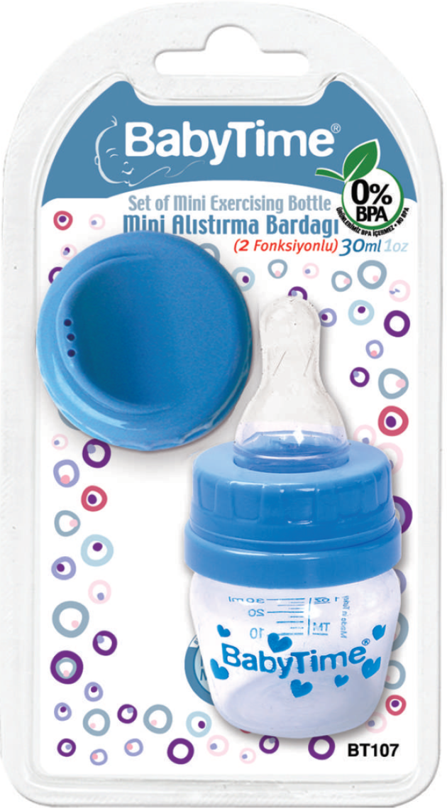 Baby Time 2 Fonksiyonlu Mini Alıştırma Bardağı