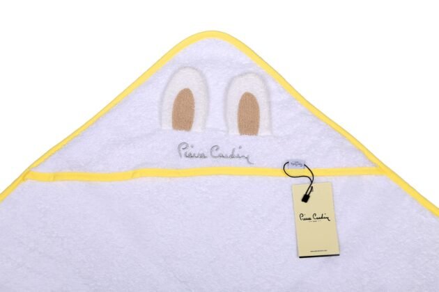 Pierre Cardin Kundak Banyo Havlusu 75X75 Cm - Sarı Biyeli - Image 3