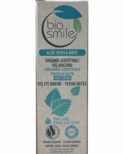 Biosmile Organik Diş Macunu Aloe Vera & Nane Aromalı 50ml