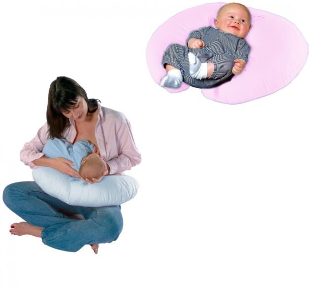 Sema Baby Emzirme Ve Bebek Destek Minderi - Pembe Fiyonk