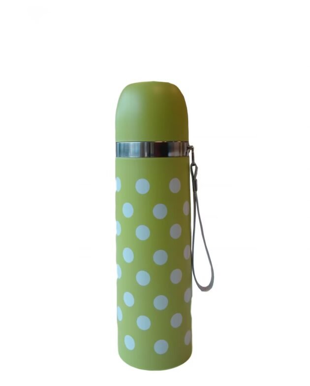 Sema Baby Puantiyeli Bebek Termosu 500 Ml - Yeşil