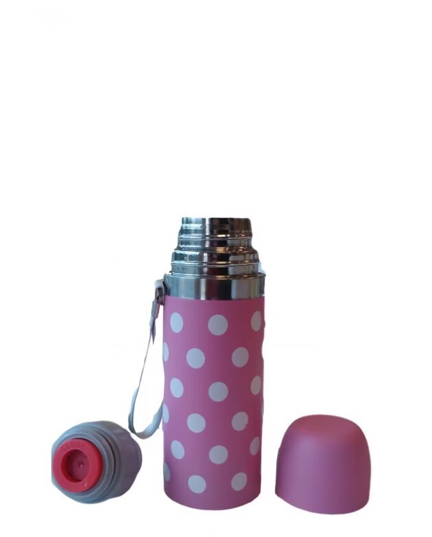 Sema Baby Puantiyeli Bebek Termosu 350 Ml - Pembe - Image 2