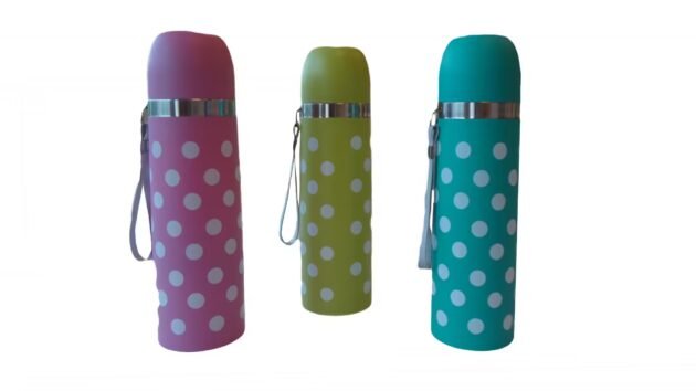 Sema Baby Puantiyeli Bebek Termosu 350 Ml - Pembe - Image 3