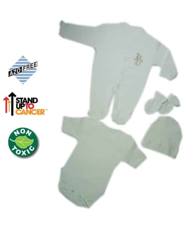 Sema Bebe 4 Lü Premature Tulumlu Set - Ekru
