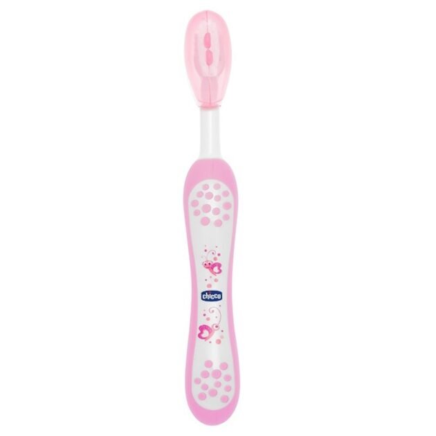 Chicco İlk Süt Dişi Fırçası Pembe 6-36 Ay - Image 2
