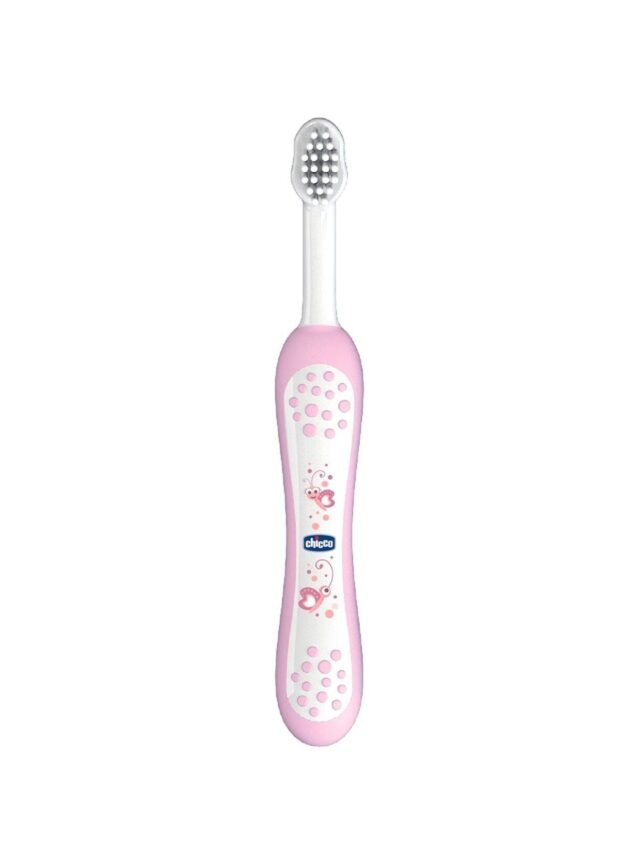 Chicco İlk Süt Dişi Fırçası Pembe 6-36 Ay - Image 3
