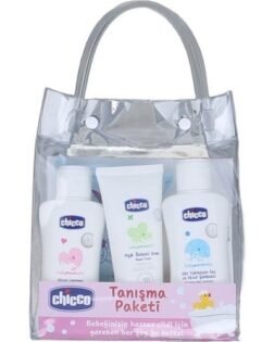 Chicco 5 Parça Tanışma Seti Şeffaf Çantalı - Pembe