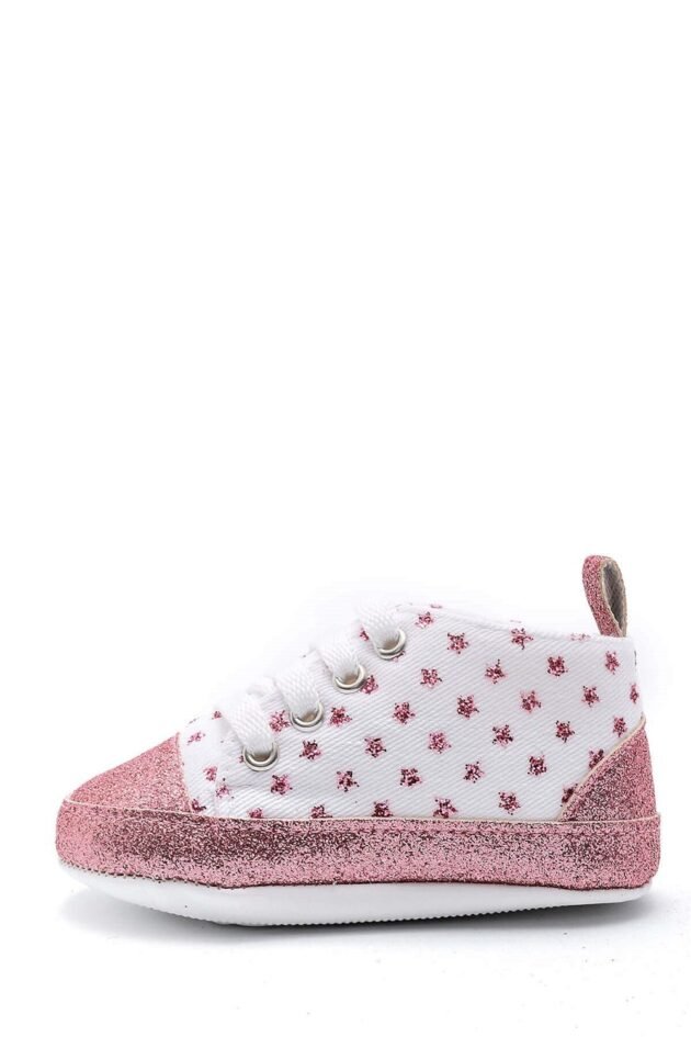 First Step Simli Yıldızlı Patik - Roze 8-12 Ay / No.18 - Image 3