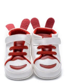 First Step Tavşan Kulaklı Patik - Kırmızı 3-7 Ay / No.17