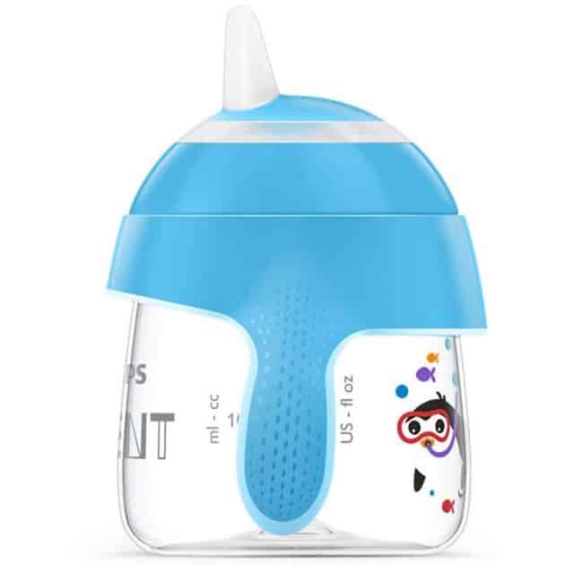 Avent Penguen Damlatmaz Bardak - 6M+ 200 Ml - Mavi - Image 2