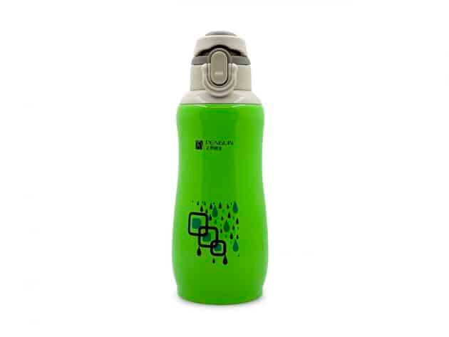 Sema Baby Penguen Kilitli Paslanmaz Çelik Bebek Termosu 600 Ml - Yeşil
