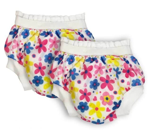 Sema Baby 2'Li  Desenli Lüks Alıştırma Külodu No.3 20-25 Kg - Flowers
