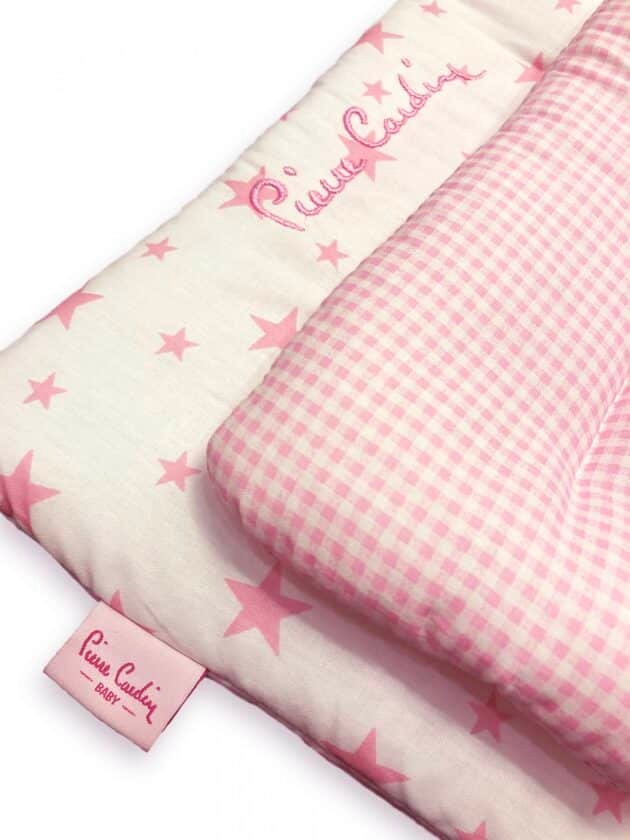 Pierre Cardin Lüks Nakışlı Alt Açma Minderi - Pembe - Image 3