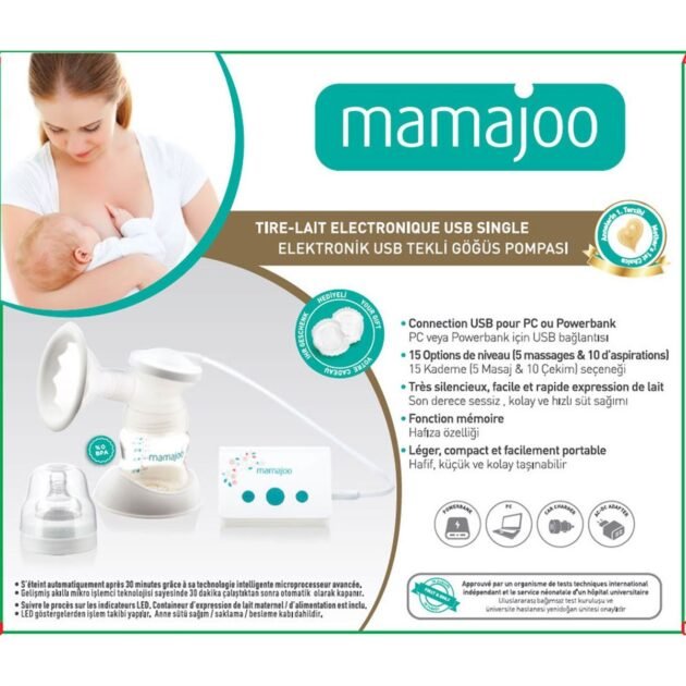 Mamajoo Elektronik Usb Tekli Göğüs Pompası - Image 2
