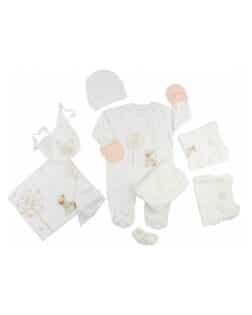 Bebbek 10'lu Hastane Çıkışı - Mini Bear Somon Rengi