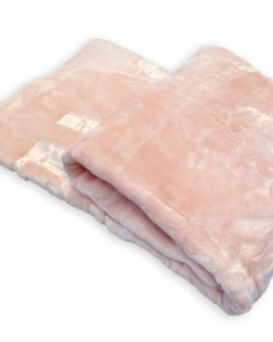 MiniGold Yenidoğan Peluş Battaniye - Kuş Pembe