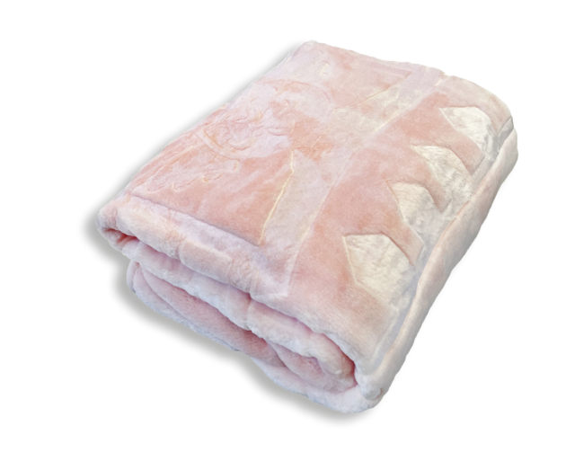 Minigold Yenidoğan Peluş Battaniye - Kuş Pembe - Image 2