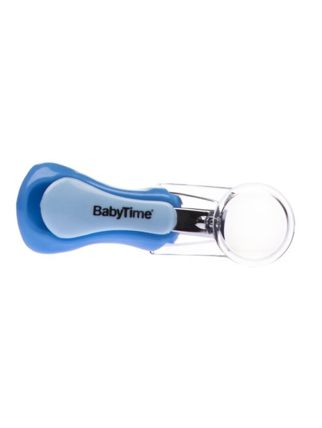 Baby Time Büyüteçli Tırnak Makası	 - Mavi