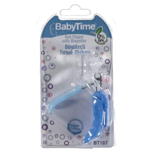Baby Time Büyüteçli Tırnak Makası	 - Mavi - Image 2