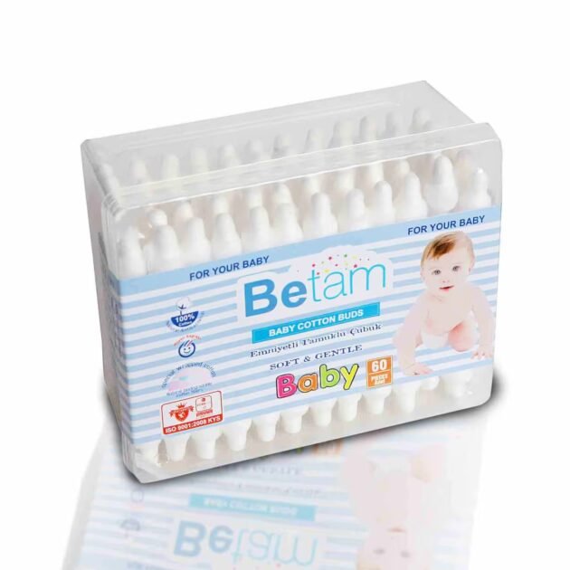 Betam Emniyetli Bebek Kulak Çubuğu 60'Lı