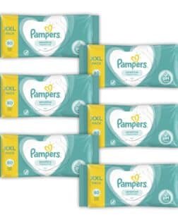 Prima Pampers Baby Sensitive Islak Havlu 6x80 Yaprak