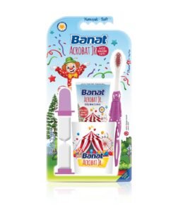 Banat Junior Bardaklı Set - Mor