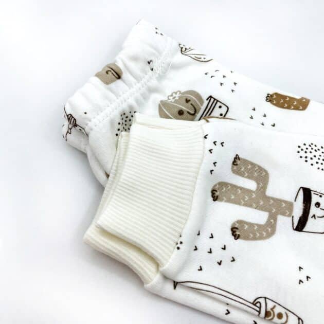 Sema Baby Sleeper Cactus Bebek Pijama Takımı 6-9 Ay - Ekru - Image 3