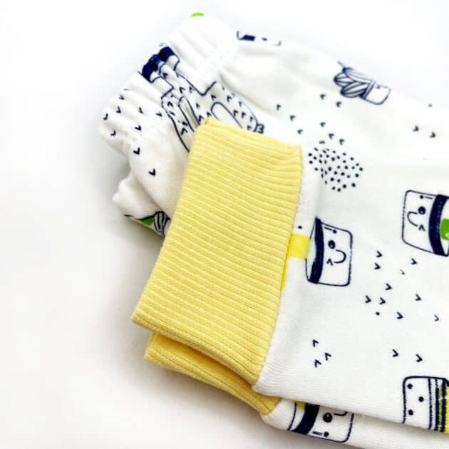 Sema Baby Sleeper Cactus Bebek Pijama Takımı 3-6 Ay - Sarı - Image 3