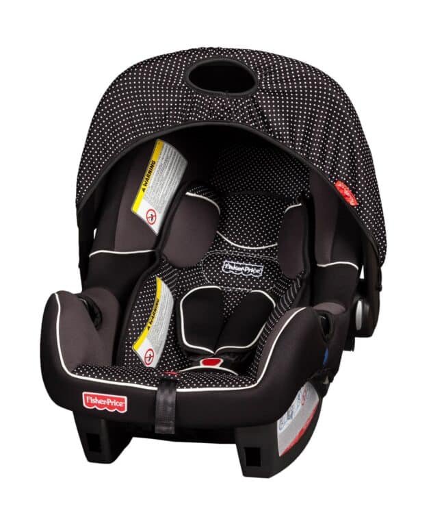 Comfymax Fisher Price 0-13Kg Lüks Ana Kucağı Oto Koltuğu - White Dots