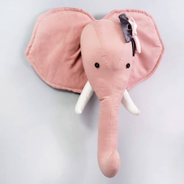 Comfymax Pupayart Çocuk Odası Duvar Süsü - Pembe Fil - Image 2