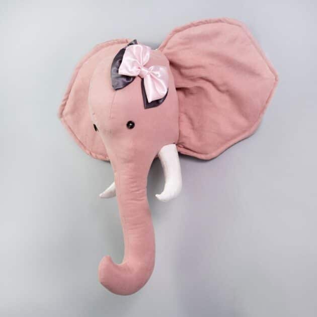 Comfymax Pupayart Çocuk Odası Duvar Süsü - Pembe Fil - Image 3