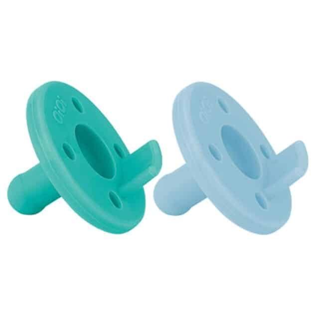 Oioi Ortodontik Silikon 2 Li Emzik - Aqua Green &Amp; Mineral Blue