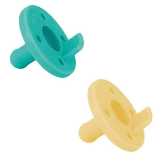 Oioi Ortodontik Silikon 2 Li Emzik - Aqua Green &Amp; Yellow