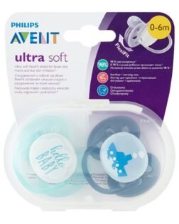Philips Avent Scf222/01 Ultra Soft 2Li Emzik 0-6 Ay - Erkek