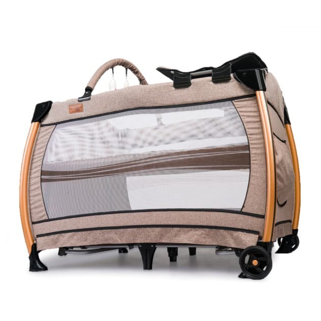 Comfymax Power Park Yatak Oyun Parkı 70X110 - Wood Brown - Image 2