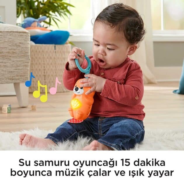 Fisher Price Neşeli Hayvanlar 3'Ü 1 Arada Jimnastik Merkezi Oyun Halısı - Image 3