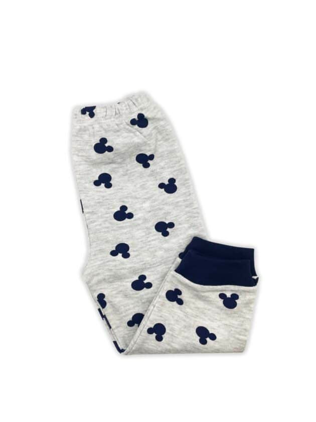 Sema Baby Mickey Mouse Bebek Pijama Takımı - Gri &Amp; Lacivert 6-9 Ay - Image 3