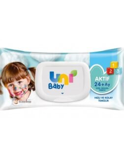 Uni Baby Aktif Bebek Islak Mendil 24+ Ay 52 Adet