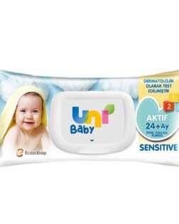 Uni Baby Aktif Sensitive Bebek Islak Mendil 24+ Ay 52 Adet