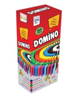 Bemi Oyuncak Doğal Ahşap Domino 100 Parça