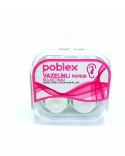 Poblex Vazelinli Pamuk Kulak Tıkacı 4'lü