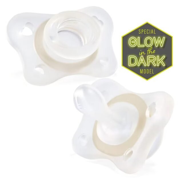 Chicco Gece Parlayan Physioforma Mini Soft 2'Li Emzik 2-6 Ay - Image 2