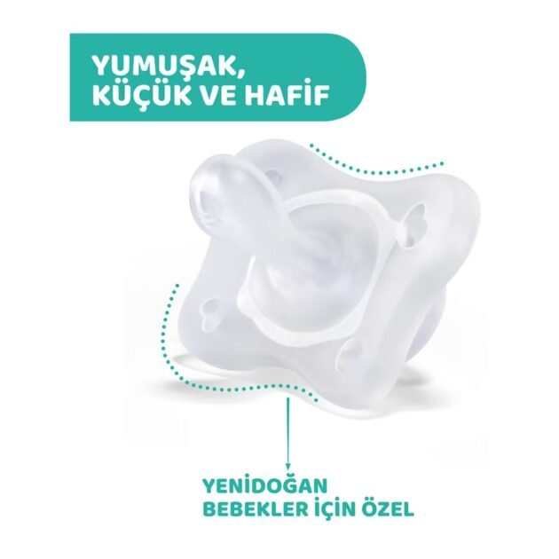 Chicco Physioforma Mini Soft 2'Li Emzik 0-2 Ay Kız - Image 5
