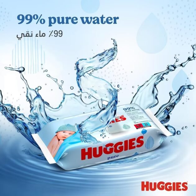 Huggies Pure Yenidoğan Hassas Islak Havlu 72 Yaprak - Image 3
