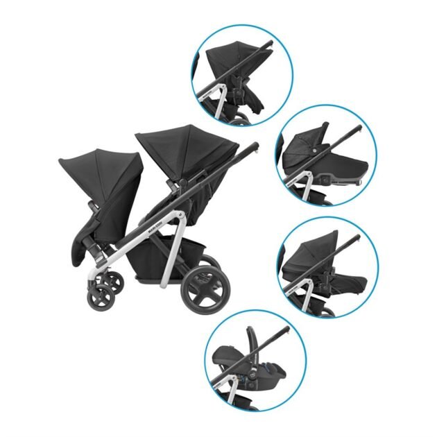 Maxi-Cosi Lila İkinci Oturma Ünitesi / Nomad Black - Image 2