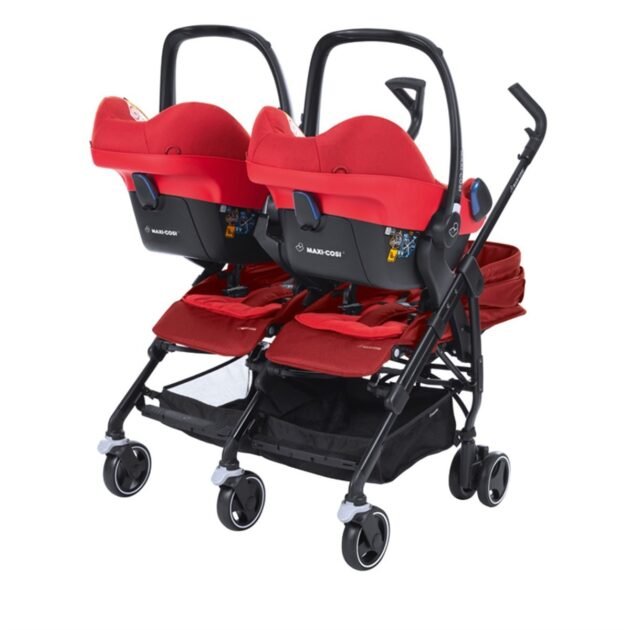 Maxi-Cosi Dana For2 İkiz Bebek Arabası / Red Orchid - Image 3