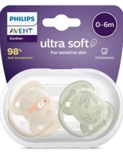 Philips Avent Ultra Soft Yumuşak 2li Emzik 0-6 Ay - SCF091/07