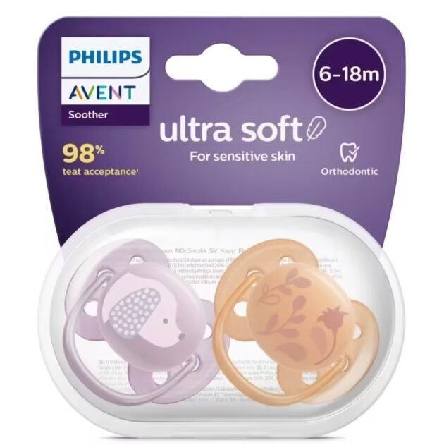 Philips Avent Ultra Soft Yumuşak 2Li Emzik 6-18 Ay - Scf091/18 - Image 2