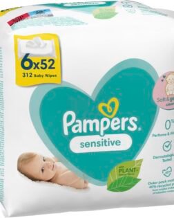 Prima Pampers Sensitive Hassas Islak Bebek Havlusu 52x6 Adet (312 Yaprak)